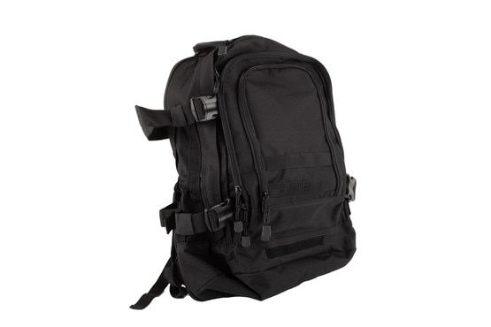 Primary Arms 3-Day Expandable Backpack with Waist Strap in Black has a 600D nylon exterior